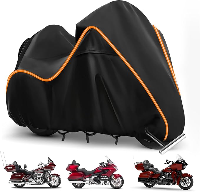 420D Motorcycle Cover for Harley Davidson Ultra Limited, Road Glide Limited by BIGACOVER