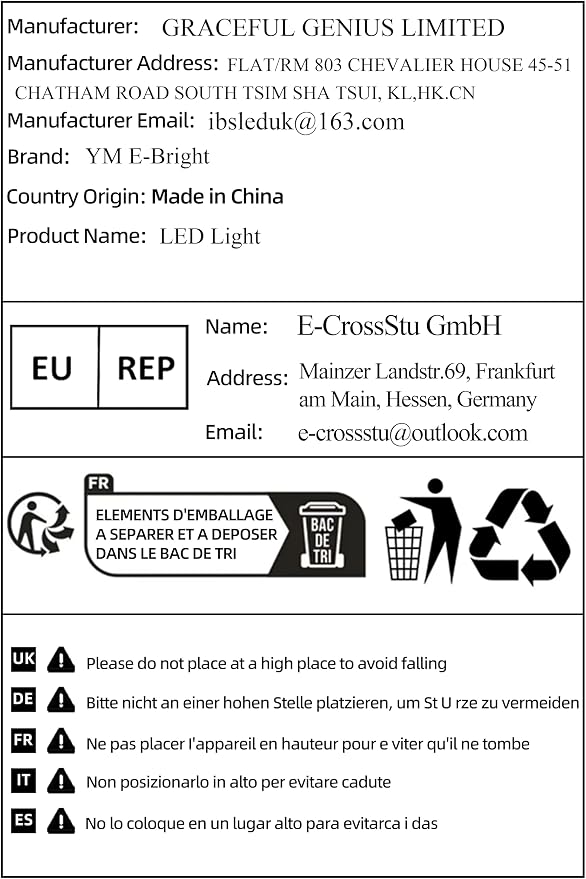 YM E-Bright RGB LED Strip Lights - Image 8