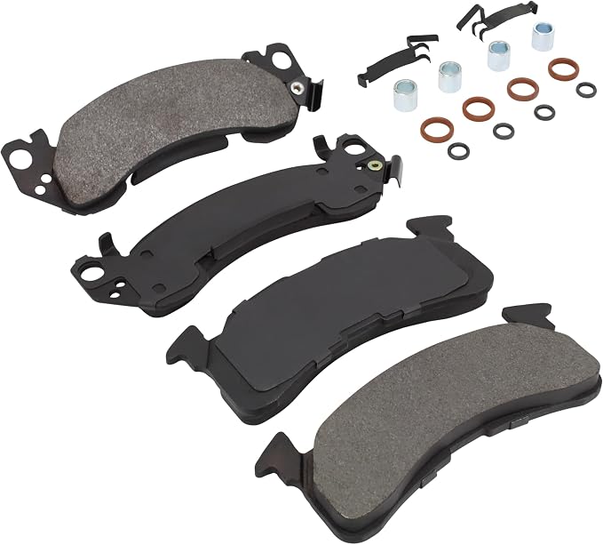 Premium Semi-Metallic Front Brake Pads Compatible - Image 2