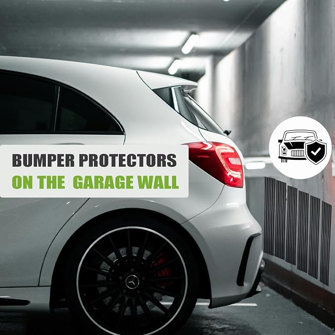 Garage Wall Protector Strip Car Door Protector, Self-Adhesive Rubber Garage - Image 5