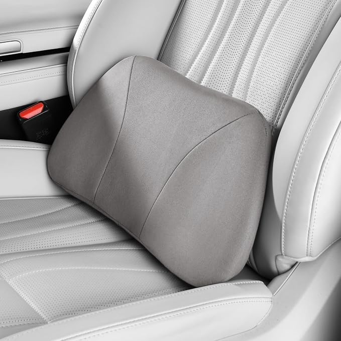 1P Lumbar Support Pillow, 15.5x8.7 Memory Foam, Superfiber Suede, Drive car by -----------------