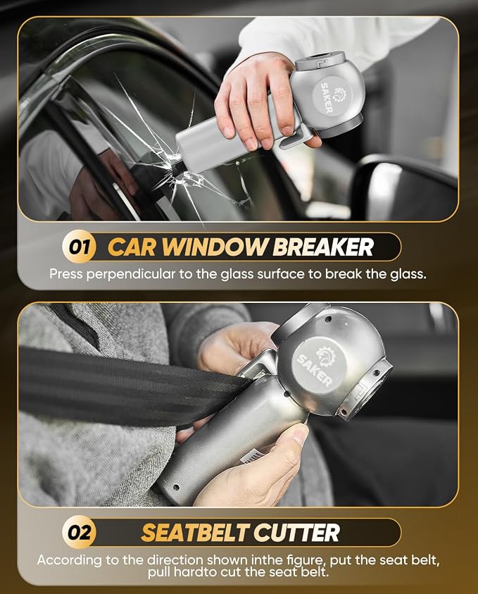 Saker Car Vacuum Portable 6-in-1 Handheld Cordless Vacuums, 20000PA Suction - Image 3