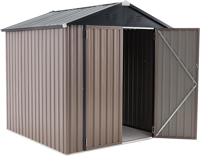 U-MAX 6x6 Storage Sheds & Outdoor Storage, Small Outdoor Storage Garden Outside - Image 7