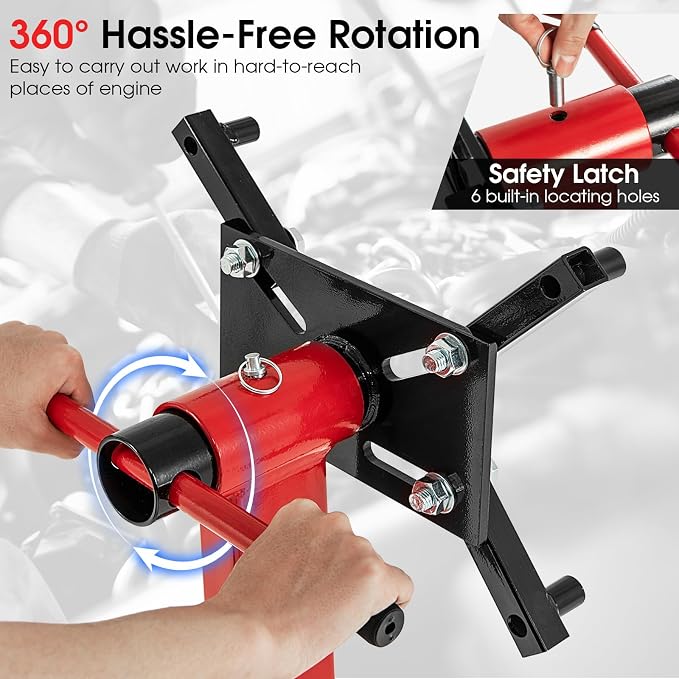 Goplus Engine Stand, 750 LBS Motor Stand - Image 3