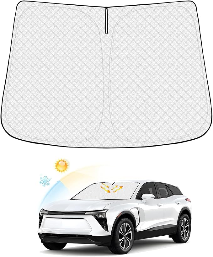 Windshield Sun Shade for 2024-2025 2026 Chevrolet/Chevy Blazer EV&Honda by Canvcle