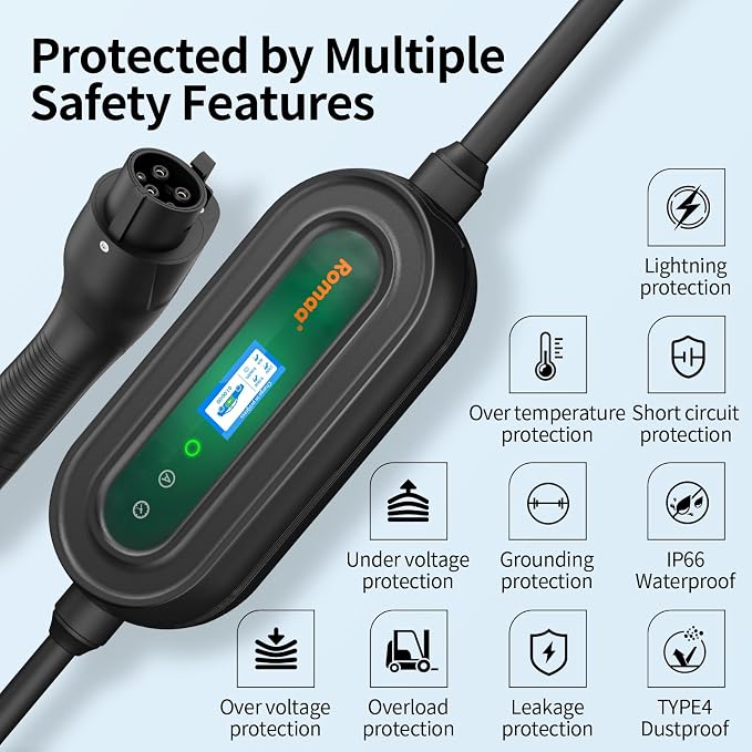 Romaa Level 2 EV Charger Portable Level 2 - Image 7