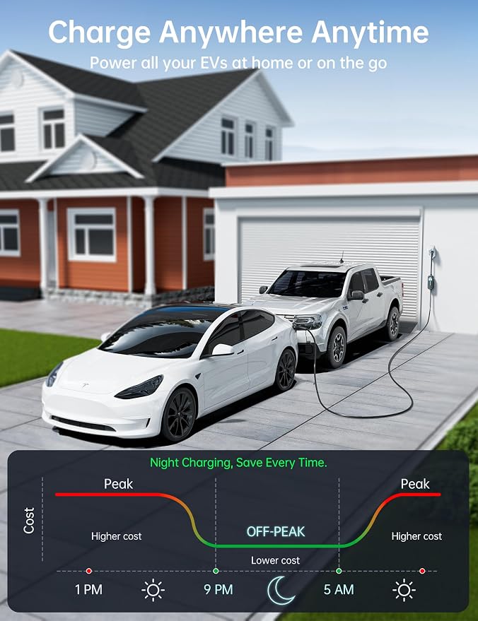 Raylix 32A Level 2 Fast Tesla Charger, 7.68KW Tesla Mobile/Home Charger - Image 3