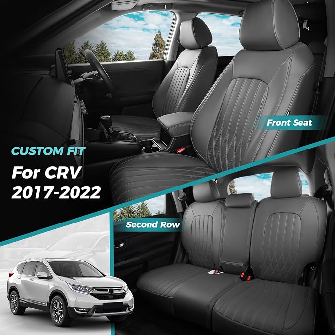 Seat Covers for Honda CRV 2017-2022 EX/EXL/LX/Sport/Touring/Special Edition - Image 2