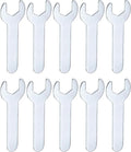 HARFINGTON 10pcs Small Wrench 13x70x1.5mm Metric U-Shaped Single Open Ended by HARFINGTON