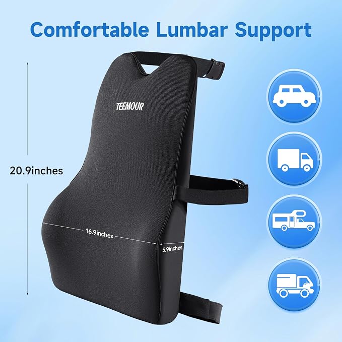 Lumbar Support Pillow for Car Improve Lower Back Pain Relief & Sitting Posture - Image 8