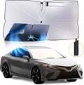Windshield Sun Shade Umbrella: for Toyota Camry SE XSE LE XLE Hybrid by HIMUMOY