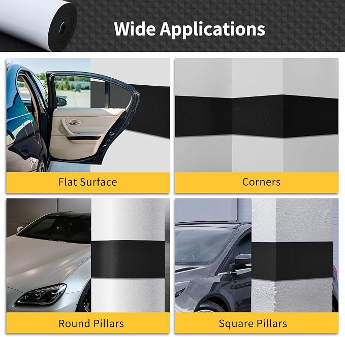 Garage Wall Protector, 2 Roll Garage Car Door Protector Bumper Guard - Image 8