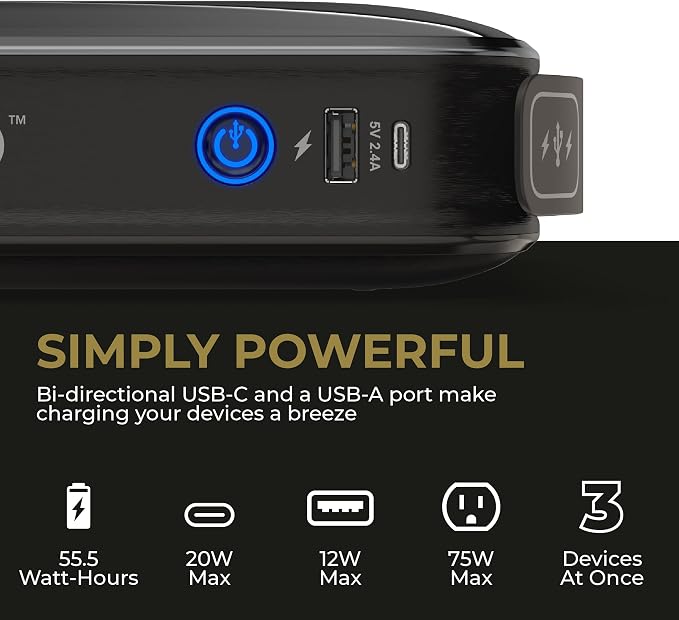 HALO Bolt Ultimate 3 Portable Car Battery Jump Starter | 130 PSI Air Compressor - Image 3
