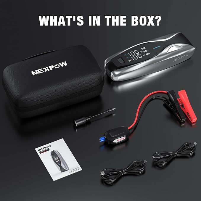 NEXPOW X7 3000A Jump Starter, Car Battery Jump Starter - Image 8