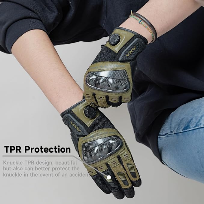 VXW High Protection Motorcycle Gloves - Image 6