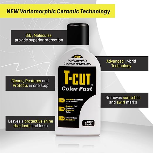 T-Cut White Scratch Remover Color Fast Paintwork Restorer Car Polish, 13 Colors - Image 4