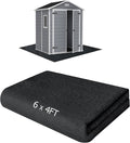 Outdoor Storage Shed Floor Mat, 6 * 4FT Waterproof Washable Garden Flooring Pad by RUNZEG