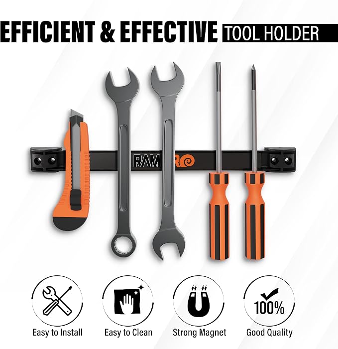 12" Magnetic Tool Holder Strip - Image 5