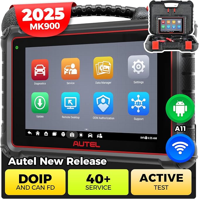 Autel Scanner MaxiCOM MK900: 2025 Same as MK900BT MK900-BT MX900 Bidirectional by Autel