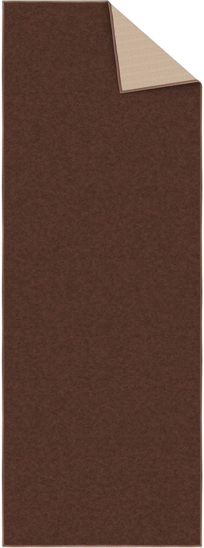 Ottomanson Hallway Runner Rug 2'2" x 6' Non Slip Solid Area Rugs Easy to Clean - Image 7