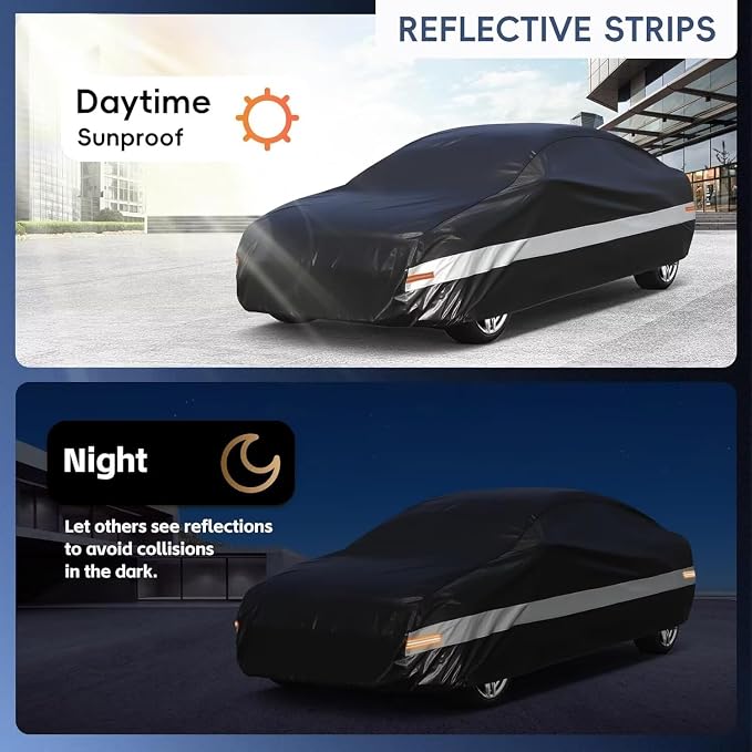 10 Layers Car Cover Custom Fit for BMW Z4 E85, Waterproof All Weather for - Image 4