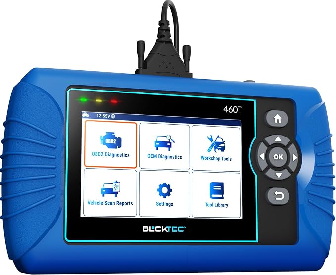 BLCKTEC 460T OBD2 Scanner Car Code Reader Engine ABS SRS Transmission by BLCKTEC