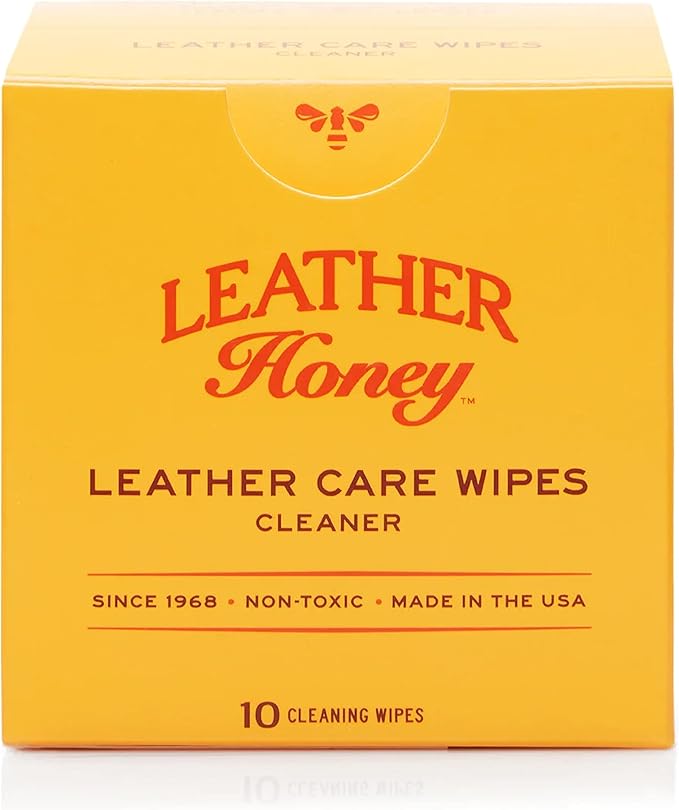 Leather Honey Leather Cleaner Wipes: Clean Leather On-The-Go. Cleaning Wipes by LeatherHoney
