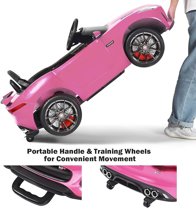 Costzon Ride on Car, 12V Licensed Jaguar F-Type SVR Battery Powered Kids' - Image 5