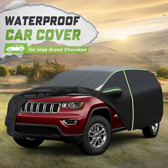 Mixsuper Liner Car Cover for Jeep Grand Cherokee 1993-2026, 7 Layers Waterproof - Image 2