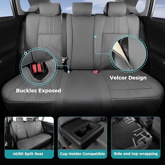 for Toyota RAV4 Seat Covers 2013 2014 2015 2016 2017 2018 RAV 4 XLE SE Limited - Image 4