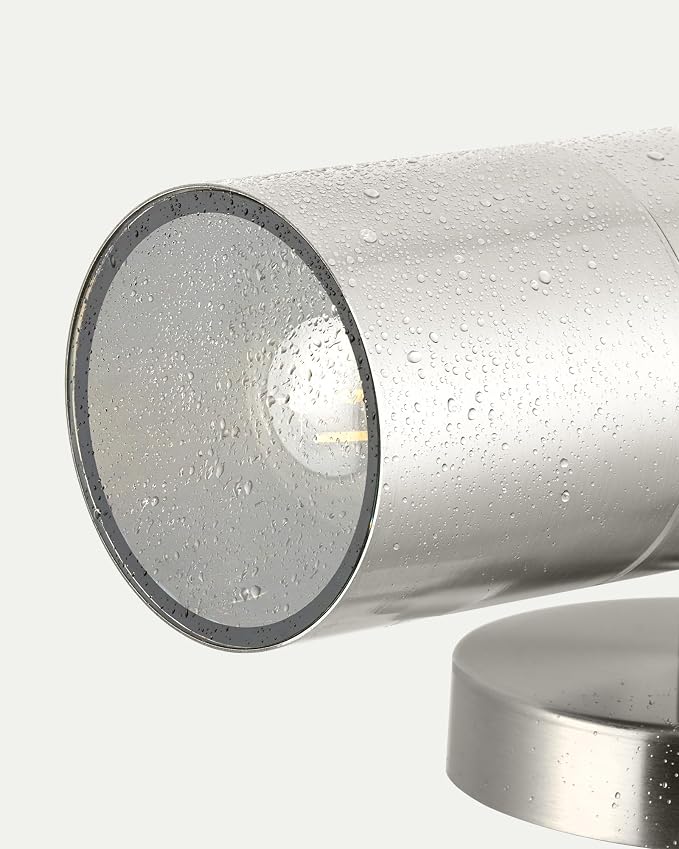 Ken & Ricky Stainless Steel Outdoor Wall Lights, Up Down Exterior Lighting - Image 3