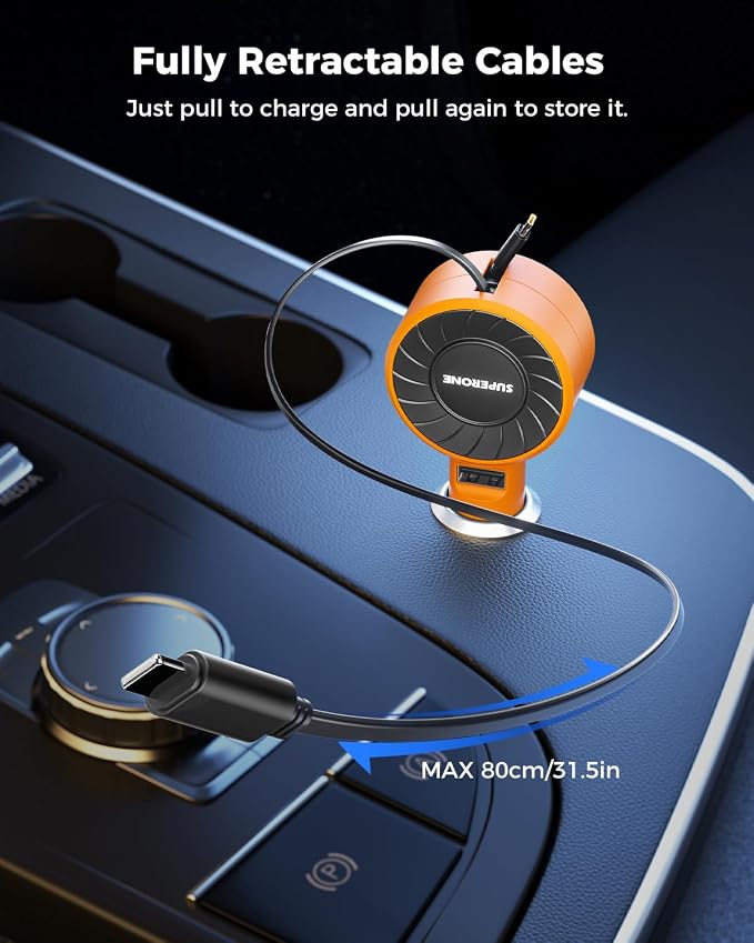 SUPERONE 3-in-1 Car Charger - Image 6