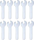 HARFINGTON 10pcs Small Wrench 7x66x1.5mm Metric U-Shaped Single Open Ended by HARFINGTON