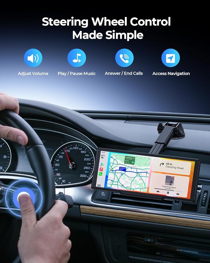 8.1" Wireless Portable 60FPS Car Play Screen - Image 7