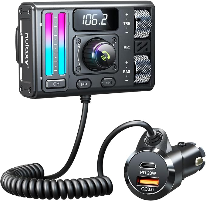 Nulaxy Bluetooth 5.3 Car Adapter by Nulaxy