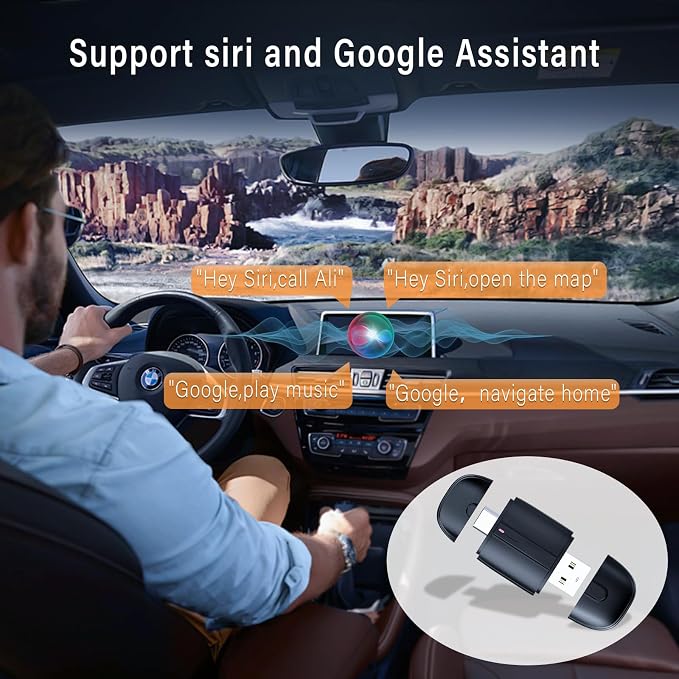 Wireless Carplay Adapter for iPhone, Plug & Play, Mini Size - Image 4