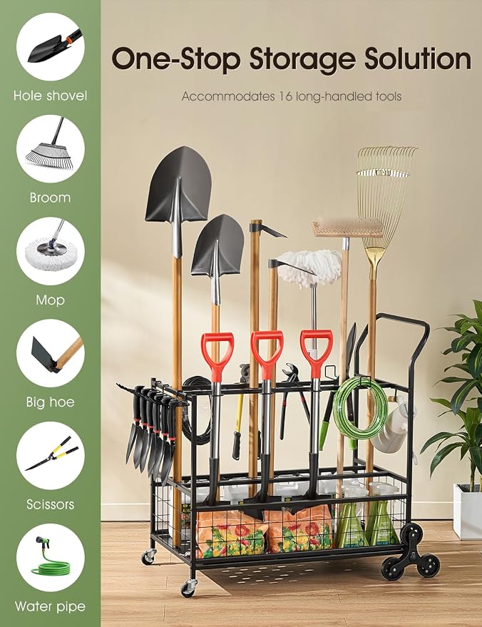 Heavy-Duty Garden Tool Organizer - Image 8