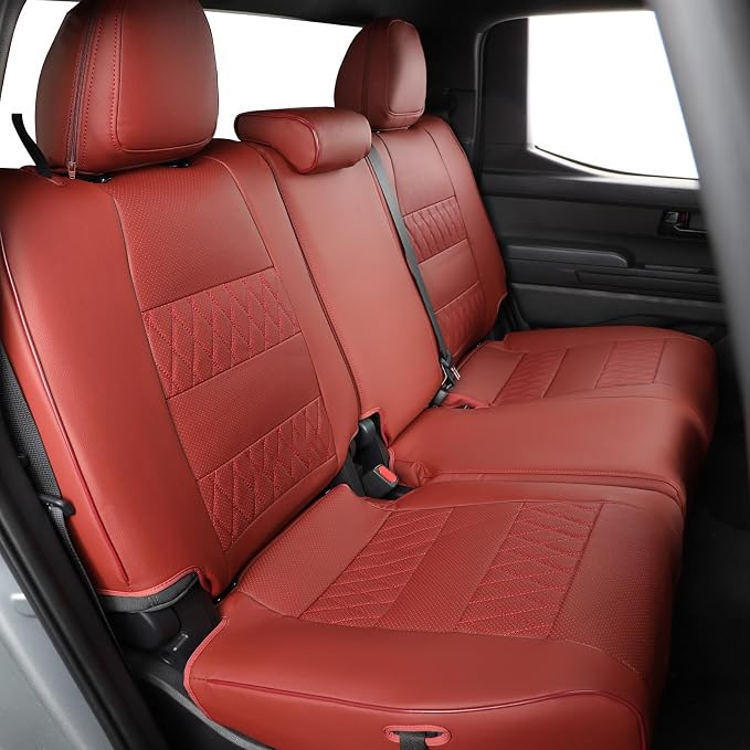 EKR Tacoma Back Seat Covers for Toyota Tacoma 2024 2025 Double cab TRD Sport by EKR