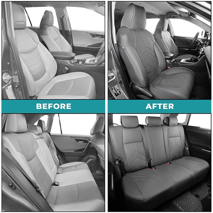 for Toyota RAV4 Seat Covers 2019 2020 2021 2022 2023 2024 2025 RAV 4 Prime & - Image 5