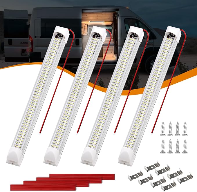 12v LED Interior Light Bar | 108LEDs 1600LM 6W DC 12 Volt led Strip Lights - Image 8