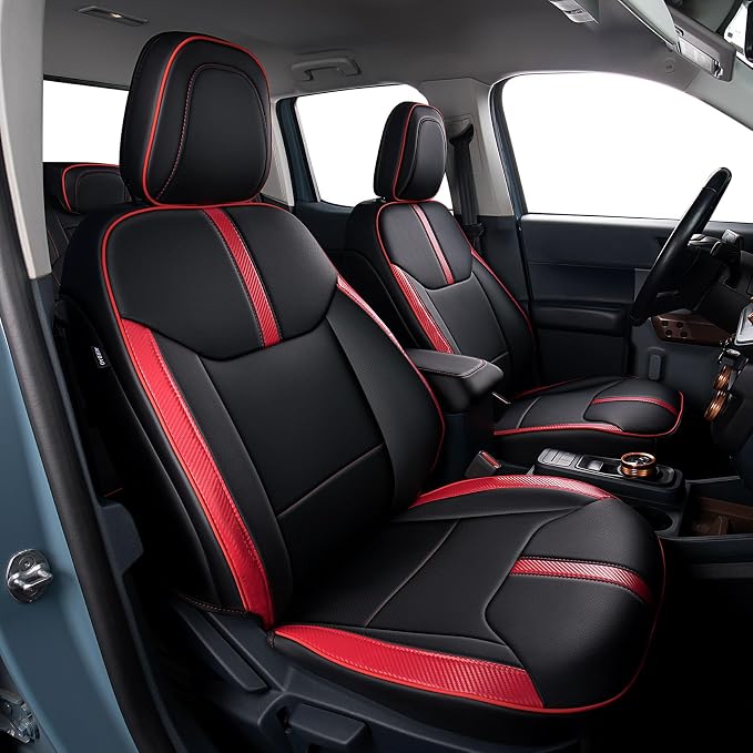 Seat Covers Fit for Ford Maverick 2022-2025 Double Cab XL XLT Lariat, Full by Vidokena