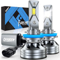 FAHREN H11/H9/H8 Light Bulb, 46000LM Super Brighter, 6500K Cool White H11 Off by Fahren