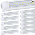 12 Pack, Led Shop Lights, 8FT Led Shop Light, 100W 6000K 15000LM Clear White by DOUYIDOUBEST-LEDLIGHTING
