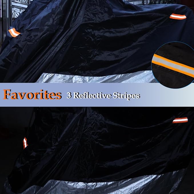 Motorcycle Cover, 210D Oxford Cloth, - Image 4