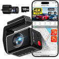 REDTIGER F4 Pro 4K Dash Cam Front and Rear, STARVIS 2 Sensor, 128GB Card by REDTIGER