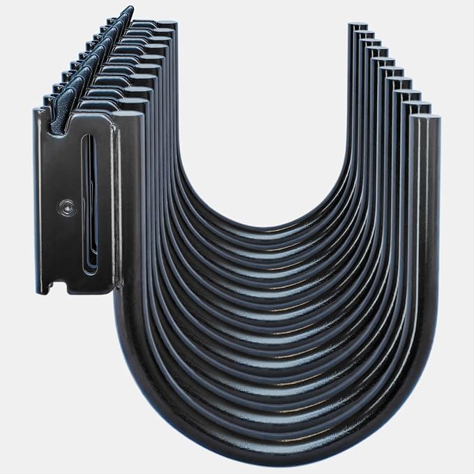 10-Pack 4" E Track J Hooks, Heavy Duty Black Steel Hanger 1, 400lbs Break - Image 9