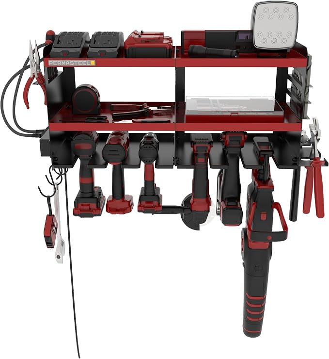 Permasteel Power Tool Organizer Wall Mount by Permasteel