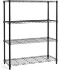 CAPHAUS 4-Tier Adjustable Height Wire Shelving Unit, Wire Rack Shelving by CAPHAUS