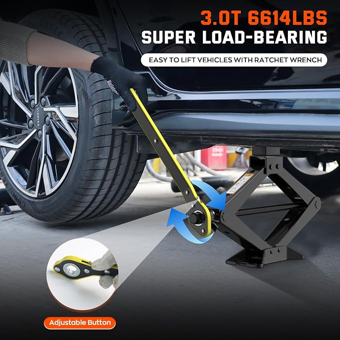 New Version Car Jack Kit Scissor Jack - Image 5