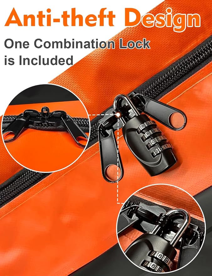 FIVKLEMNZ Car Rooftop Cargo Carrier Roof Bag Waterproof - Image 3
